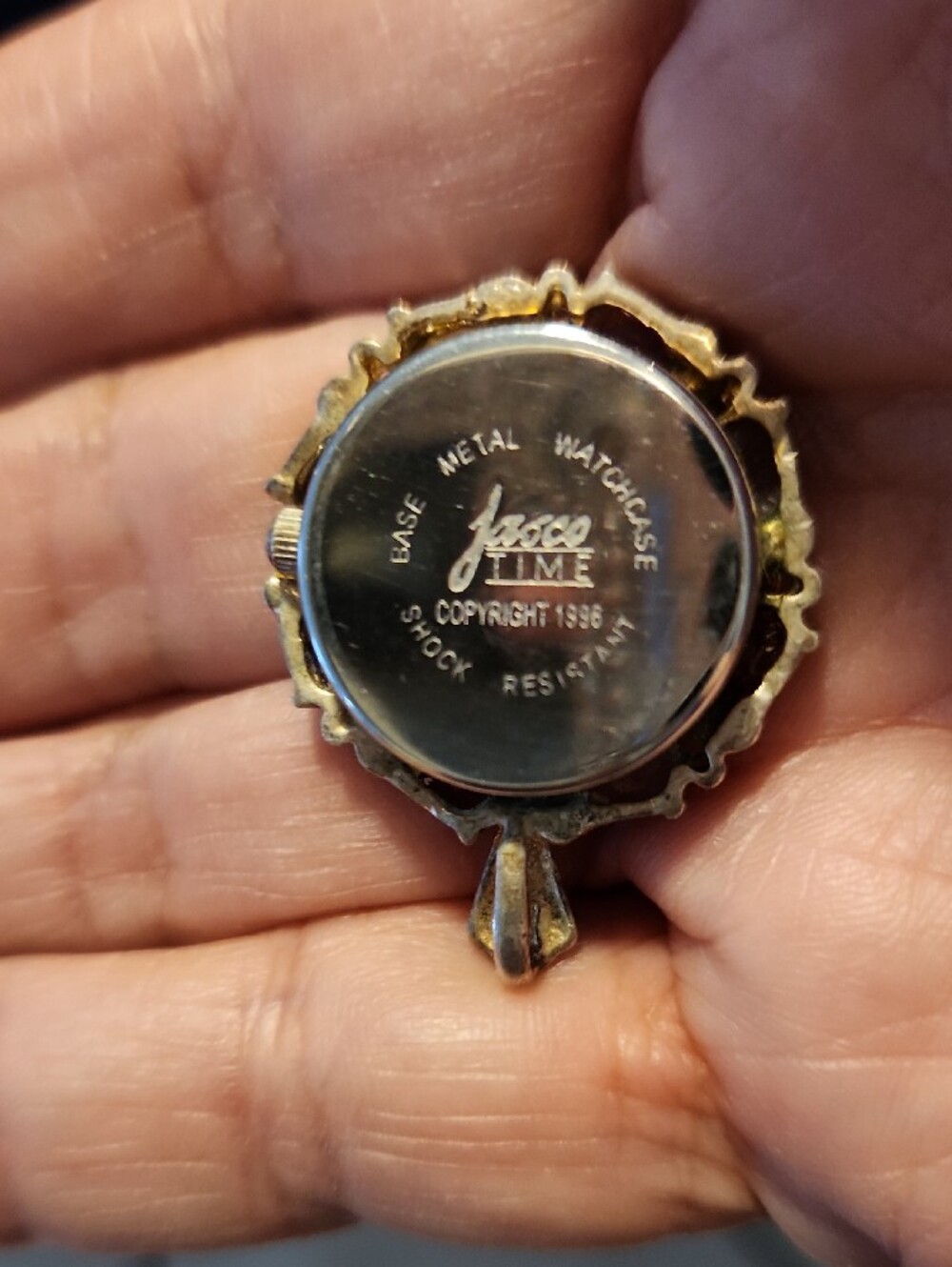 Jasco Multicolor Crystal Pendant Watch - Gold Tone - Picture 2 of 5